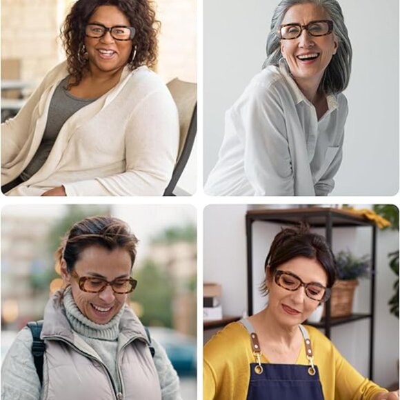 3pk Reading Glasses - Blue Light Protection Readers for Women 4.0 - Picture 2 of 6